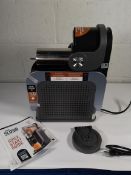 An unboxed Ninja Slushi professional frozen drinks maker (item incomplete and UK adapter required).