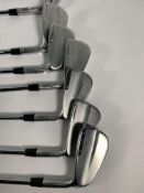 Six pre-owned Ping Blueprint T 4-9 irons, One Ping Blueprints S 3 iron and One Ping S159 wedge (RH