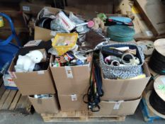 A pallet of assorted miscellaneous items to include toys, stationery, homewares and related.