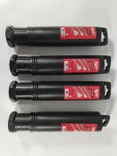 Four packs of Milwaukee SDS Plus 3-piece shank chisel sets (4932430001).