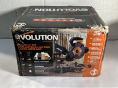 An Evolution R210SMS mitre saw.