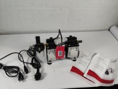 An as new Welch standard duty dry vacuum piston pumps (2561C-50).