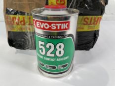 Evo-Stik 528 Instant Contact Adhesive, 1ltr - EVO5281L (tins slightly dented).