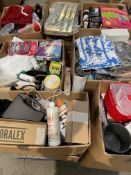 Assorted items to include toiletries, stationery and household items.