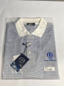 The Open 151st Royal Liverpool golf polo (Large).