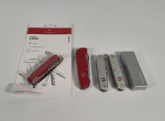 Five as new/pre-owned Victorinox Swiss army multitools (over 18s only).