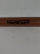 A pre-owned Sage SLT 490-4 fly fishing rod.