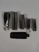 Five pre-owned Leatherman multitools to include Juice S2, Micra (over 18s only).