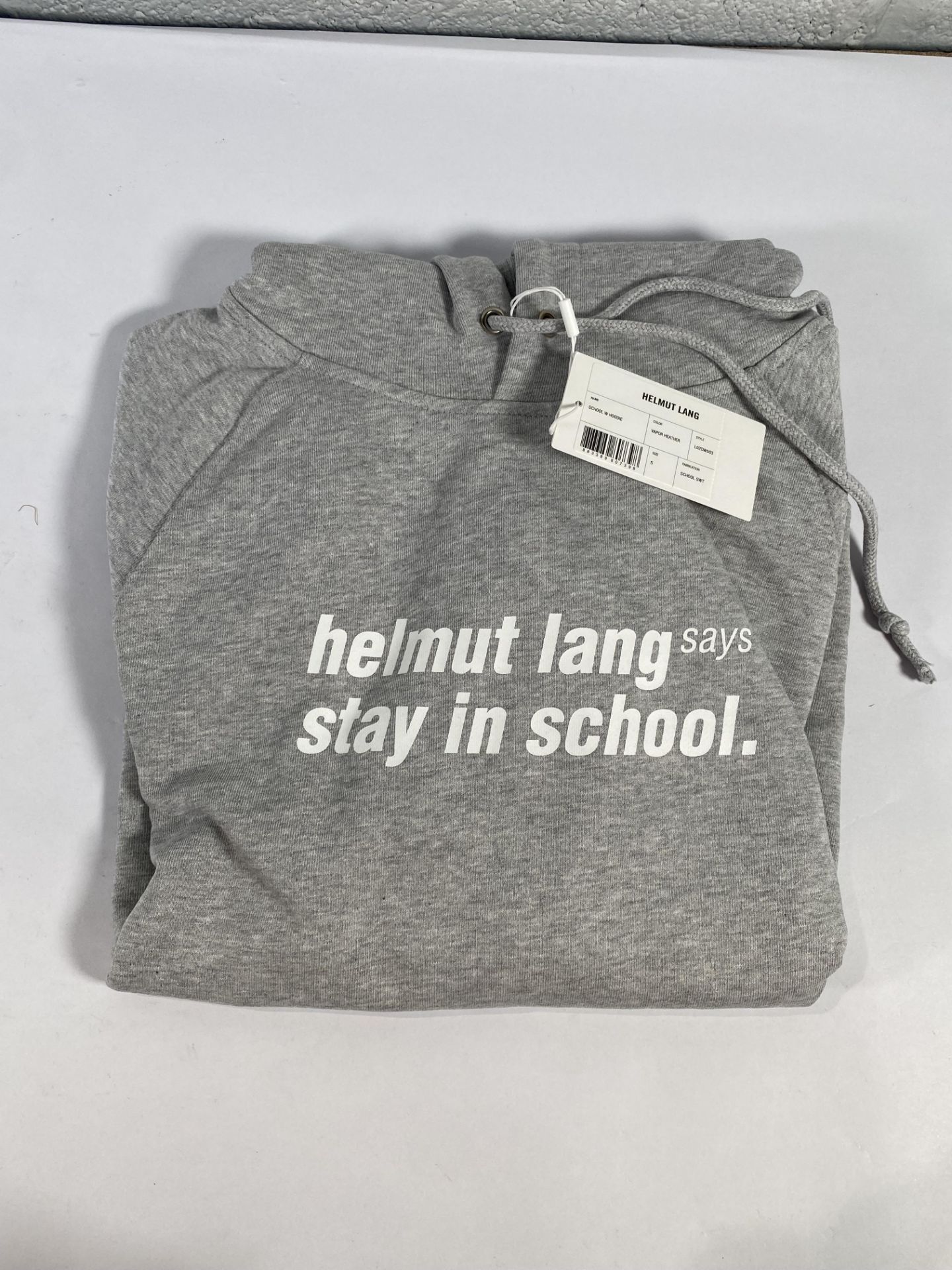 A Helmut Lang stay in school pullover jumper (Small).