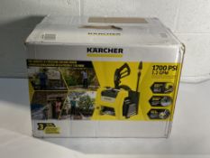 An as new Karcher K1700 electric pressure washer.