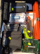 A quantity of assorted pre-owned hand tools to include Wiha, Erbauer (one crate).