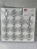 Four as new G4M Acoustics Waves panels, white, single (60 x 60cm).