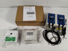 A Hydro JLA detergent 2 pump system and total eclipse, boxed (HYDSPL0110).
