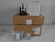 As new Festo components including CMMP-AS-C5-3A-MO, EMMT-AS-100-S-HSRMB, Neugart PLE80 and more.