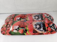 Two as new Palace Charlie Birch S38 Pro skateboard decks.