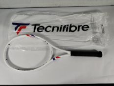 A Technifibre T-Flight 300 unstrung tennis racket (Note: racket has some minor damage and has been p