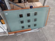 A pre-owned Signed Ligne Roset Extensia Expandable Glass Dining Table