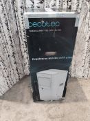 A pre-owned Ecotec Forceclima 7100 soundless portable air conditioner 7000BTU (requires UK adapter,