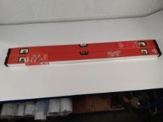 Two as new Milwaukee Redstick Backbone Levels, 102cm/40