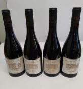 Four Chateaux Des Ravatys Cote De Brouilly 2022 red wine 4 x 750ml (some labels distressed).