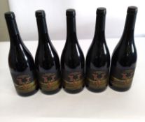 Five Vinteiro Douro reserve The Black Edition 2023 red wine 5 x 750ml.