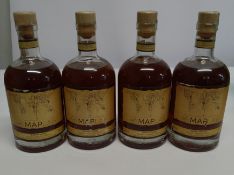 Four MapLab Bourbon old fashioned bottled cocktails 4 x 500ml (labels distressed).