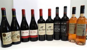 Two Las Mulas reserve 2023 Cabernet Sauvignon red wine 2 x 750ml, two Mestizaje 2021 red wine 2 x 75