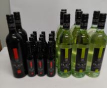 Nine McGuigan Black Label Pinot Grigio 2024 white wine 9 x 750ml, two McGuigan Black label Red 2022