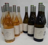 Six 2024 Delaire Graff Cabernet Franc Rose 6 x 750ml and six 2024 Delaire Graff Coastal Cuvee Sauvig