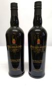 Two Cantine Pellegrino Vino Marsala Vergine reserva Annata 2000 dry red wine 2 x 750ml.