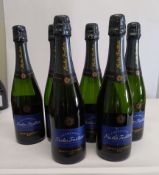 Six Nicolas Feuillatte Reserve exclusive Brut Champagne 6 x 750ml.