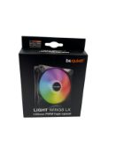 Seven as new Be Quiet! Light Wings LX 120mm ARGB PWM High-Speed PC Fans (EAN: 4260052191613).
