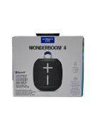 As new Ultimate Ears WonderBoom 4 Bluetooth Waterproof Portable Speaker in Active Black (EAN:5099206