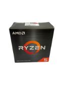 As new AMD Ryzen 5 5600 6 Core AM4 CPU (Box sealed (P/N: 100-100000927BOX EAN: 730143314190).