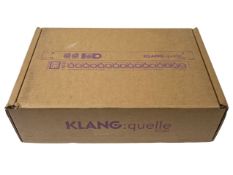 As new Klang Quelle XDM 16 Channel Dante/Madi Router with XLR Analog and AES3 Breakout.