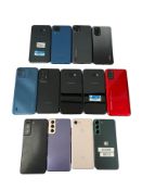 Assorted pre-owned Andriod smartphones (Google account locked. Sold as is).