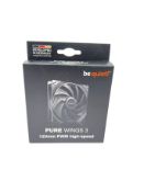 Seven as new Be Quiet! Pure Wings 3 120mm PWM High-Speed PC Fans (EAN: 4260052190784).