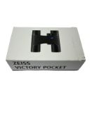 As new Zeiss Victory Pocket 10x25 Compact Binoculars (EAN: 4047006203918) (Box sealed, damage to box