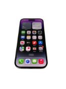 Pre-owned Apple iPhone 14 Pro (A2890) 256GB in Deep Purple (iCloud unlocked. Scratches to screen gla