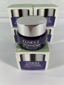 Five boxed as new Clinique Smart Clinical Repair - wrinkle correcting cream, 50ml.