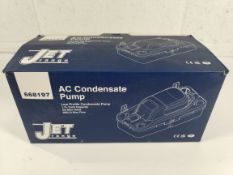 A JET Range 1.7L low profile AC condensate tank pump, 5m max head, 300L/h max flow, box opened (6681
