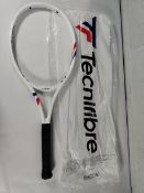 A Technifibre T-Flight 300 unstrung tennis racket (Note: racket has some minor damage and has been p