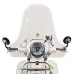 An as new Isotta classic transparent windscreen for piaggio vespa GT 250 - 300 GTS with mount kit. (