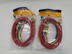 Two as new Yellow Jacket Charging Hose (29985).