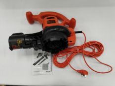 As new Black & Decker Corded Leaf Blower, 2600W (BEBLV260Q-GB).