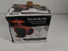 A pre-owned IBO OHI 40-80/200 Cast Iron Circulating Hot Water Pump.
