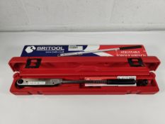 As new Britool Adjustable Torque Wrench, 12-68MN, 10-50FT (EVT600A).