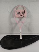 A Wilson Intrigue SE pink in case.