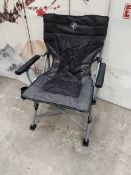 An as new Westfalia camping chair, grey/black.