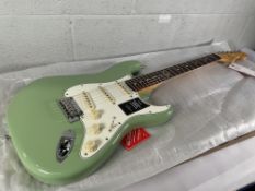 An as new Fender Player II Stratocaster, rosewood fretboard, Birch Green (SN: MX25083083).